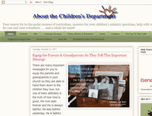 Tablet Screenshot of aboutthechildrensdepartment.com